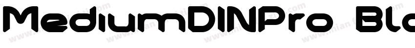 MediumDINPro Black字体转换